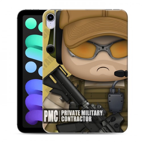 Дизайнерский силиконовый с усиленными углами чехол для Ipad Mini (2021) Армейцы мультяшки