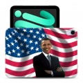 Дизайнерский силиконовый с усиленными углами чехол для Ipad Mini (2021) Барак Обама