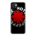 Дизайнерский пластиковый чехол для Xiaomi Redmi 10 Red Hot Chili Peppers