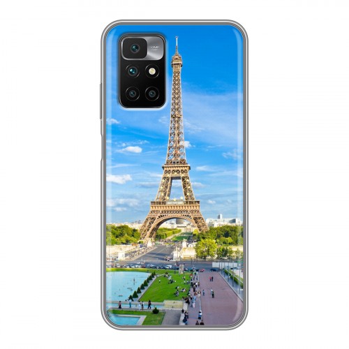 Дизайнерский силиконовый чехол для Xiaomi Redmi 10 Париж