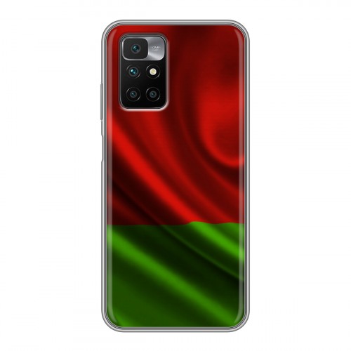 Дизайнерский силиконовый чехол для Xiaomi Redmi 10 Флаг Белоруссии