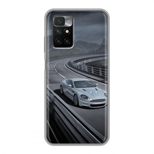 Дизайнерский силиконовый с усиленными углами чехол для Xiaomi Redmi 10 Aston Martin
