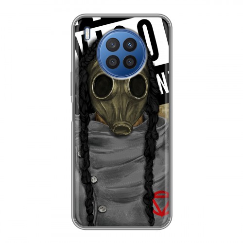 Дизайнерский силиконовый чехол для Huawei Nova 8i Бандитские маски