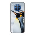 Дизайнерский силиконовый с усиленными углами чехол для Huawei Nova 8i Пингвины