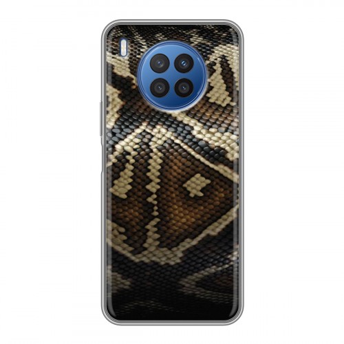 Дизайнерский силиконовый чехол для Huawei Nova 8i Кожа змей