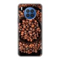 Дизайнерский силиконовый с усиленными углами чехол для Huawei Nova 8i кофе текстуры