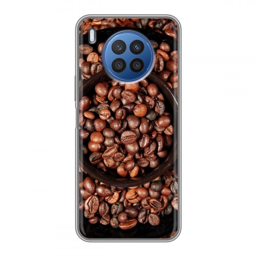 Дизайнерский пластиковый чехол для Huawei Nova 8i кофе текстуры