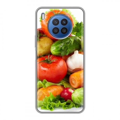 Дизайнерский силиконовый чехол для Huawei Nova 8i Овощи