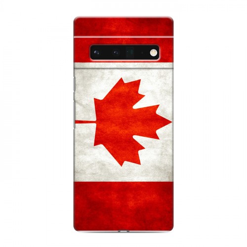 Дизайнерский силиконовый чехол для Google Pixel 6 Pro Флаг Канады