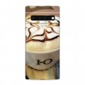 Дизайнерский силиконовый чехол для Google Pixel 6 Pro Кофе напиток