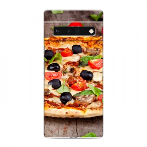 Дизайнерский силиконовый чехол для Google Pixel 6 Pro Пицца