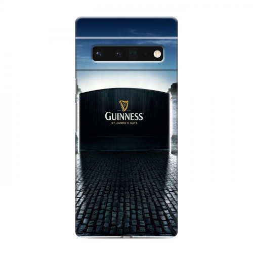 Дизайнерский силиконовый с усиленными углами чехол для Google Pixel 6 Pro Guinness