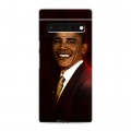Дизайнерский силиконовый чехол для Google Pixel 6 Pro Барак Обама