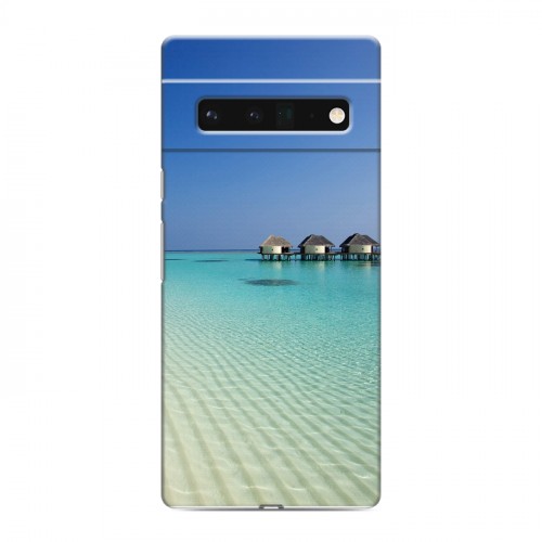 Дизайнерский силиконовый чехол для Google Pixel 6 Pro Пляж