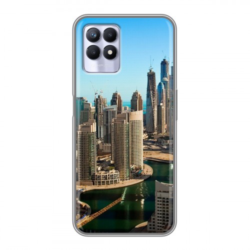 Дизайнерский силиконовый чехол для Realme 8i Дубаи