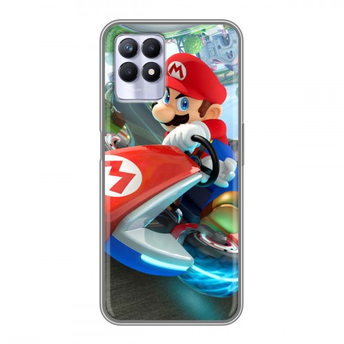 Дизайнерский силиконовый чехол для Realme 8i Mario