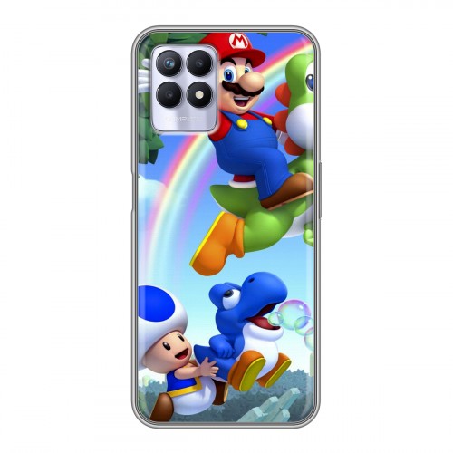 Дизайнерский силиконовый чехол для Realme 8i Mario