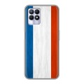Дизайнерский силиконовый чехол для Realme 8i Флаг Франции