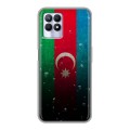 Дизайнерский силиконовый с усиленными углами чехол для Realme 8i Флаг Азербайджана