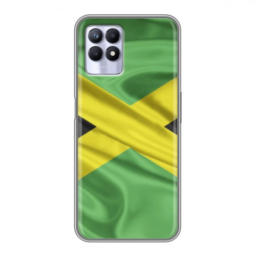 Дизайнерский силиконовый чехол для Realme 8i Флаг Ямайки