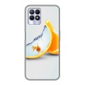 Дизайнерский силиконовый с усиленными углами чехол для Realme 8i Апельсины