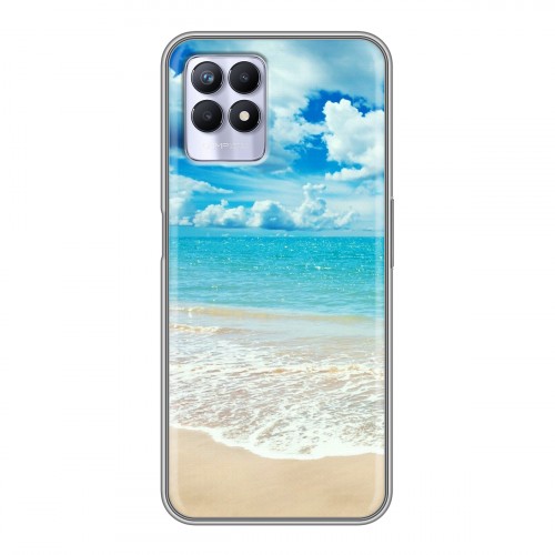 Дизайнерский пластиковый чехол для Realme 8i Пляж