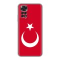 Дизайнерский силиконовый чехол для Xiaomi Redmi Note 11 Флаг Турции