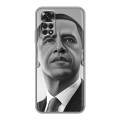 Дизайнерский силиконовый чехол для Xiaomi Redmi Note 11 Барак Обама