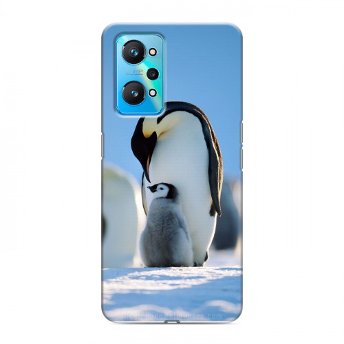 Дизайнерский силиконовый чехол для Realme GT Neo 2 Пингвины