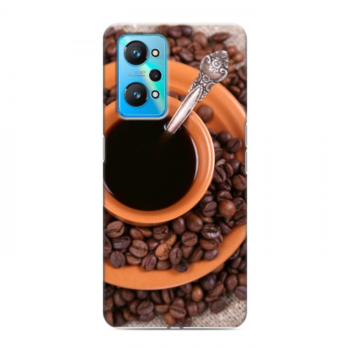 Дизайнерский силиконовый чехол для Realme GT Neo 2 Кофе напиток