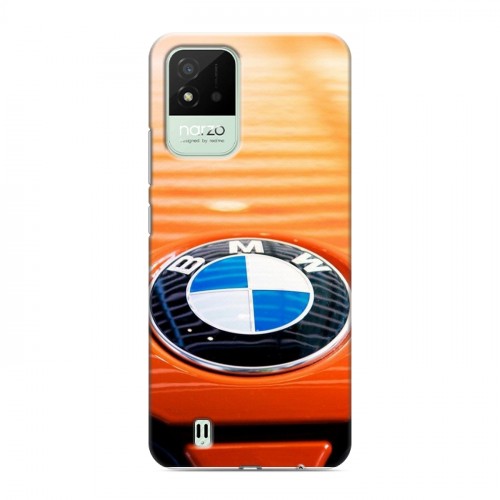 Дизайнерский силиконовый с усиленными углами чехол для Realme Narzo 50i BMW
