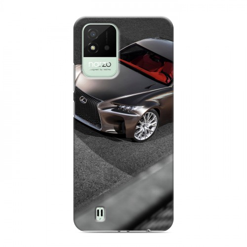 Дизайнерский силиконовый с усиленными углами чехол для Realme Narzo 50i Lexus
