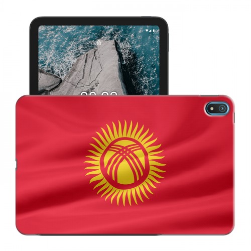 Дизайнерский силиконовый чехол для Nokia T20 флаг Киргизии