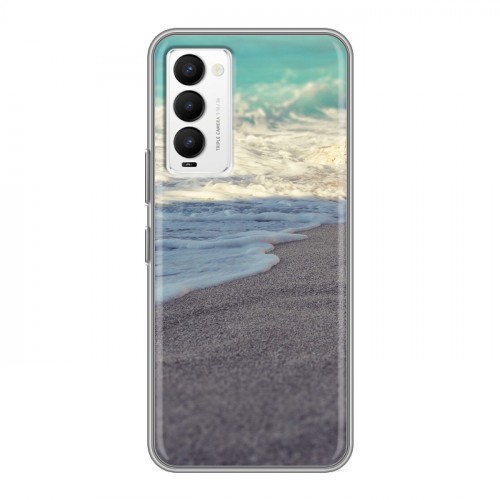Дизайнерский силиконовый чехол для Tecno Camon 18 пляж