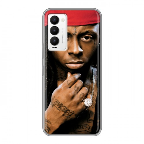 Дизайнерский силиконовый чехол для Tecno Camon 18 Lil Wayne