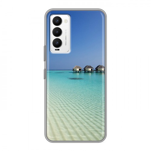 Дизайнерский силиконовый чехол для Tecno Camon 18 Пляж