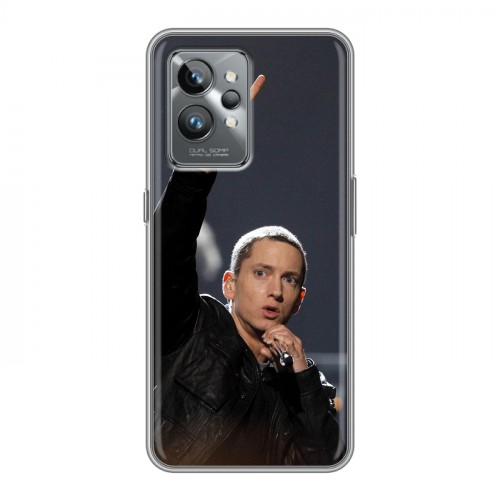 Дизайнерский силиконовый с усиленными углами чехол для Realme GT2 Pro Eminem