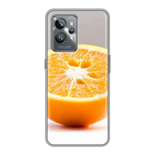 Дизайнерский силиконовый с усиленными углами чехол для Realme GT2 Pro Апельсины