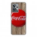 Дизайнерский силиконовый с усиленными углами чехол для Realme GT2 Pro Coca-cola