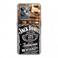 Дизайнерский силиконовый с усиленными углами чехол для Realme GT2 Pro Jack Daniels