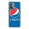 Дизайнерский силиконовый с усиленными углами чехол для Realme GT2 Pro Pepsi