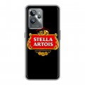 Дизайнерский силиконовый с усиленными углами чехол для Realme GT2 Pro Stella Artois