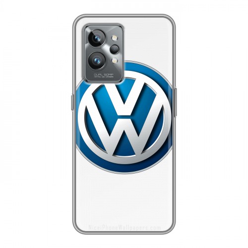 Дизайнерский силиконовый с усиленными углами чехол для Realme GT2 Pro Volkswagen