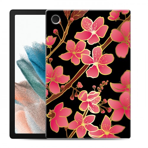 Дизайнерский силиконовый чехол для Samsung Galaxy Tab A8 10.5 (2021) Люксовые цветы