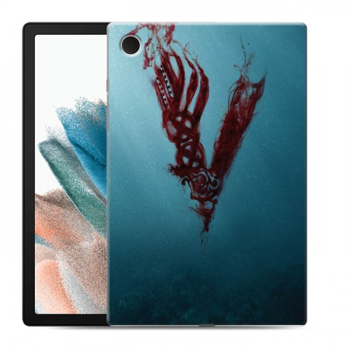 Дизайнерский силиконовый чехол для Samsung Galaxy Tab A8 10.5 (2021) викинги