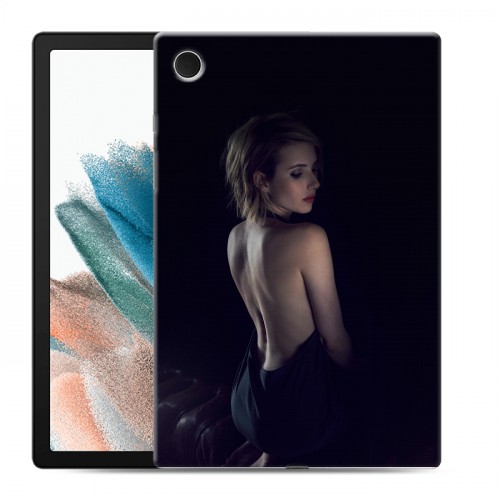 Дизайнерский силиконовый чехол для Samsung Galaxy Tab A8 10.5 (2021) Эмма Робертс