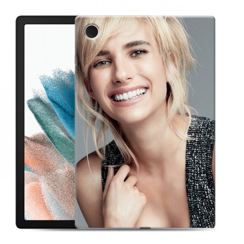 Дизайнерский силиконовый чехол для Samsung Galaxy Tab A8 10.5 (2021) Эмма Робертс