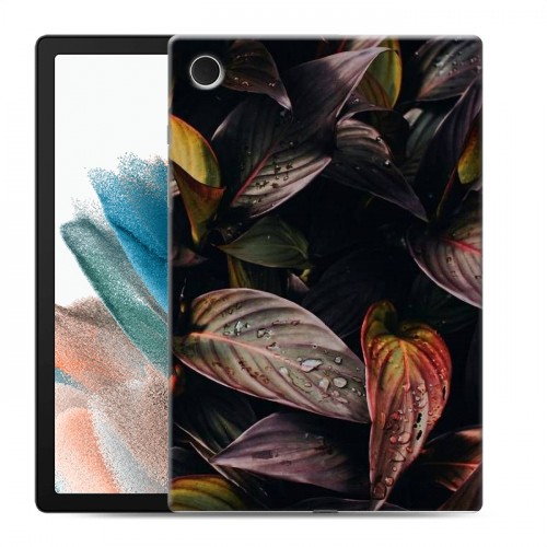 Дизайнерский силиконовый чехол для Samsung Galaxy Tab A8 10.5 (2021) Нуарные листья