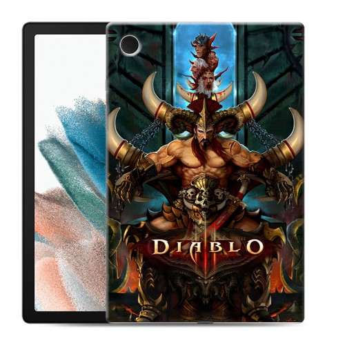 Дизайнерский силиконовый чехол для Samsung Galaxy Tab A8 10.5 (2021) Diablo