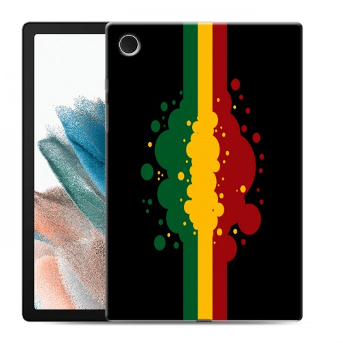 Дизайнерский силиконовый чехол для Samsung Galaxy Tab A8 10.5 (2021) Флаг Раста
